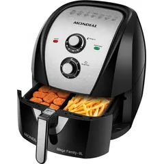 Mondial AFD-80-BI (air fryer de 8 L com divisória)