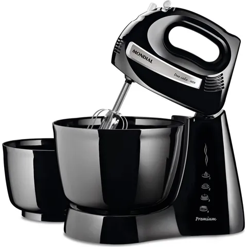 Mondial B-04 NP (batedeira comum, duas tigelas)
