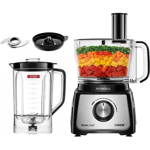 Mondial MPN-02-BE Turbo Chef 3 em 1 (multiprocessador)