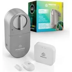 Positivo Kit Smart Fechadura Wi-Fi com Hub e Sensor de Abertura
