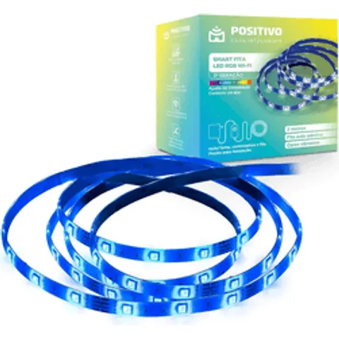 Positivo Smart Fita LED RGB Wi-Fi 2ª geração