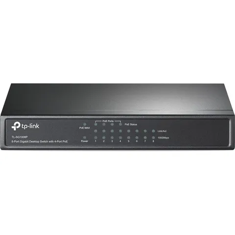 TP-Link TL-SG1008P Switch 8 portas Gigabit com 4 PoE